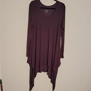 Mrdbrd Asymmetrical Hem Tunic Sz L Lagenlook Whimsigoth Witchy